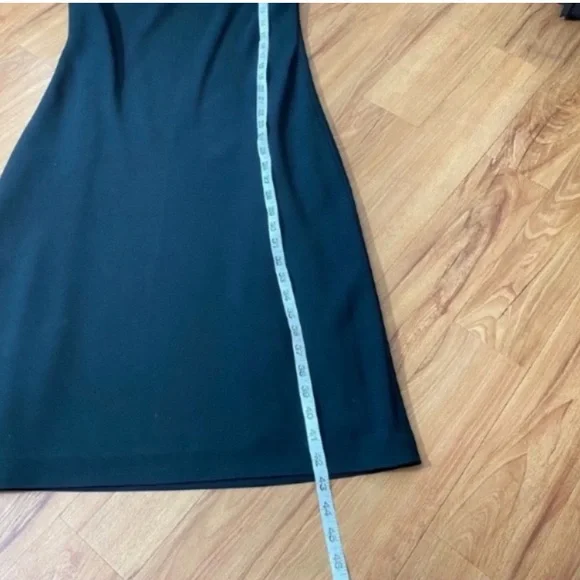 Banana Republic Black Elegant Dress With Beaded Spaghetti Straps Women’s Size 8